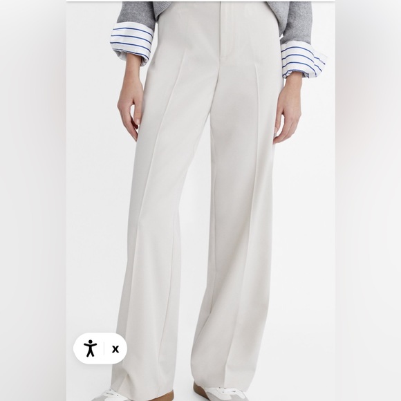 Pants - STRADIVARIUS SMART STRAIGHT-LEG TROUSERS in Size 6
